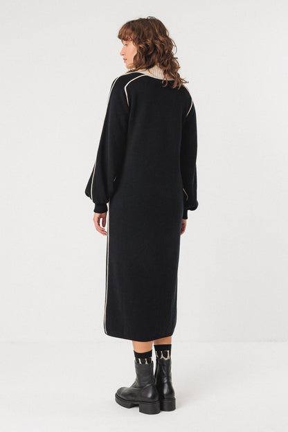 SKFK Larraitz Gots Black Dress