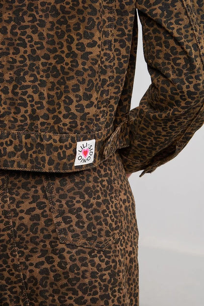 Molly Bracken EL1134DH Leopard Print Jacket