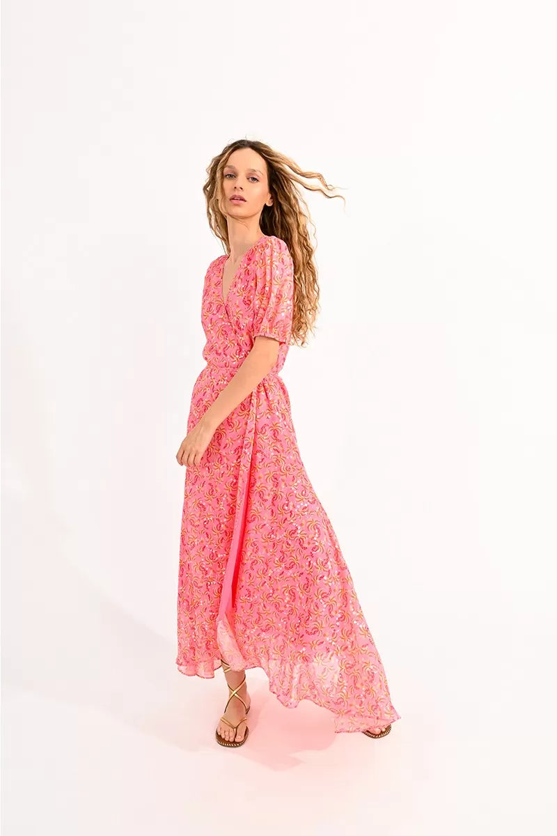 Molly Bracken MLR101ACE Pink Dress