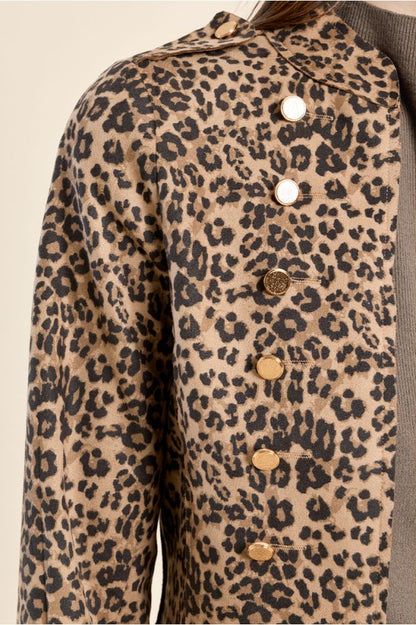 Molly Bracken G996EN Leopard Print Jacket