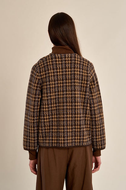 Molly Bracken Knitted Jacket Chocolate EF1682EN