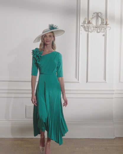 John Charles 66684 Forest Green Mother of the Bride Dress