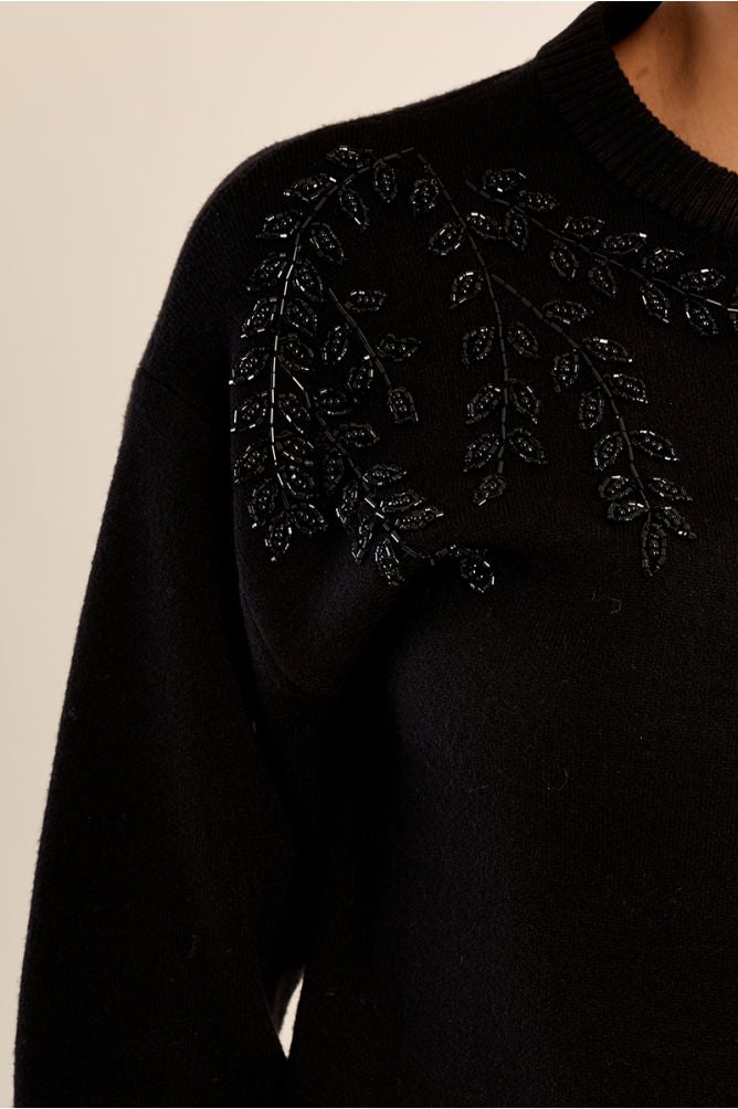 Molly Bracken Knitted Sweater Black LA2054EN