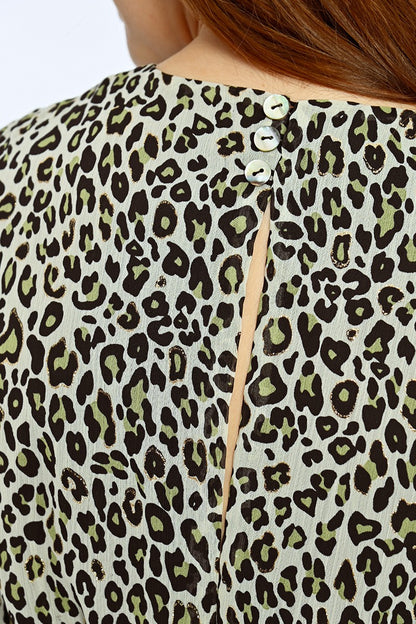 Molly Bracken Short Animal Print Dress