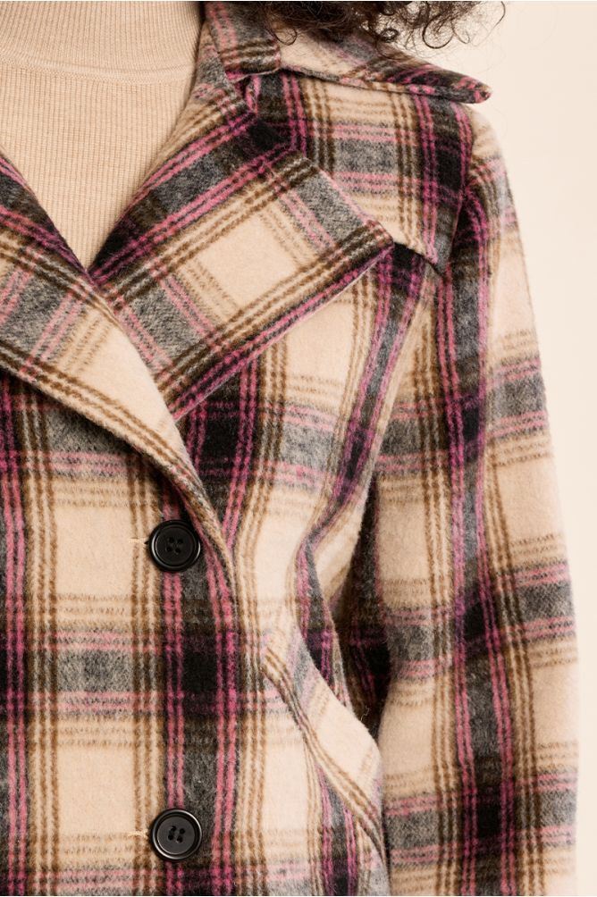 Molly Bracken P1831EH Beige Woven Coat