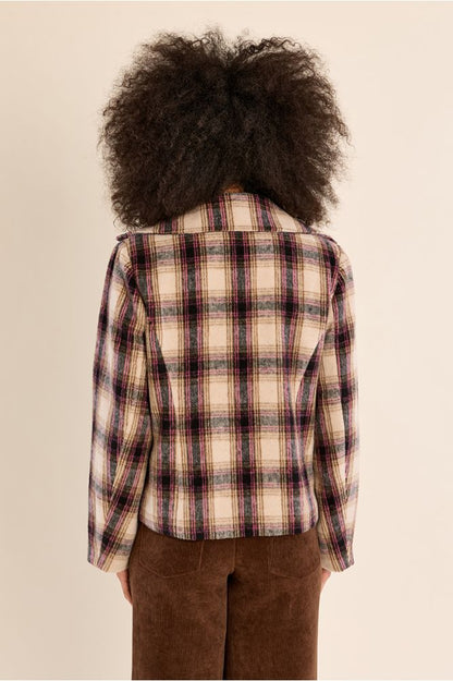 Molly Bracken P1831EH Beige Woven Coat