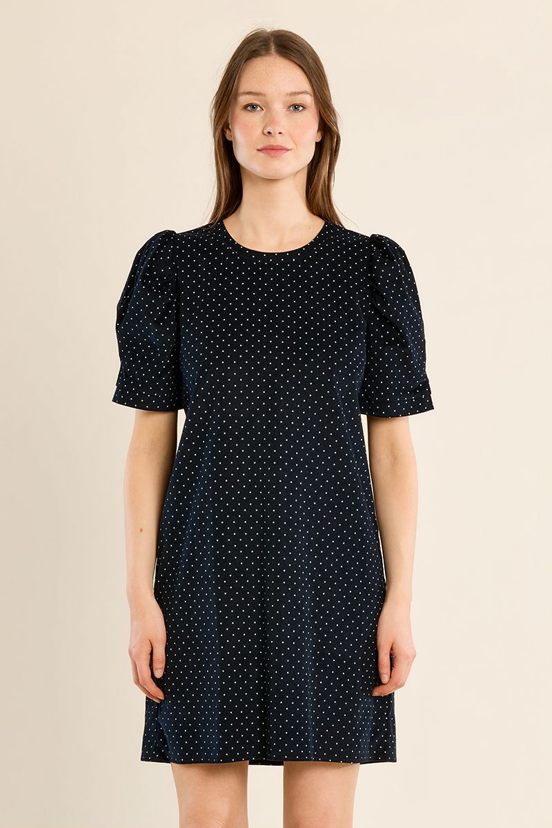 Molly Bracken Woven Dress Midnight Blue P1548EN