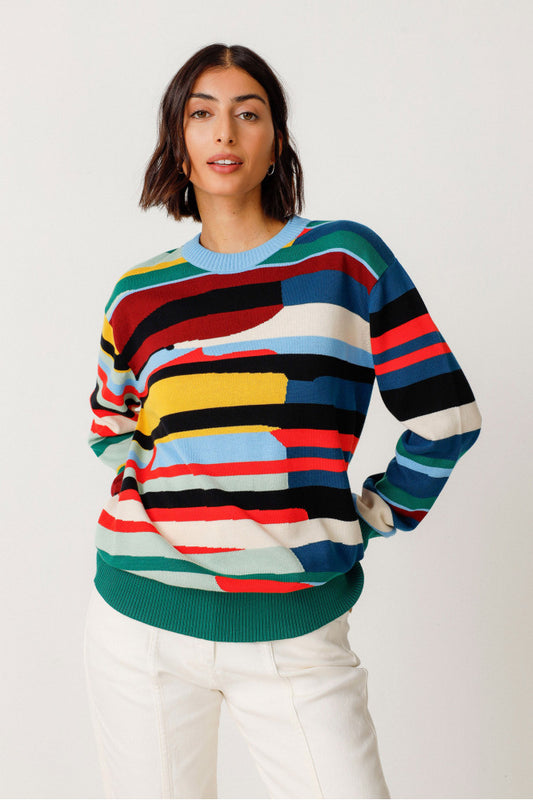 SKFK Multi Print Sweater