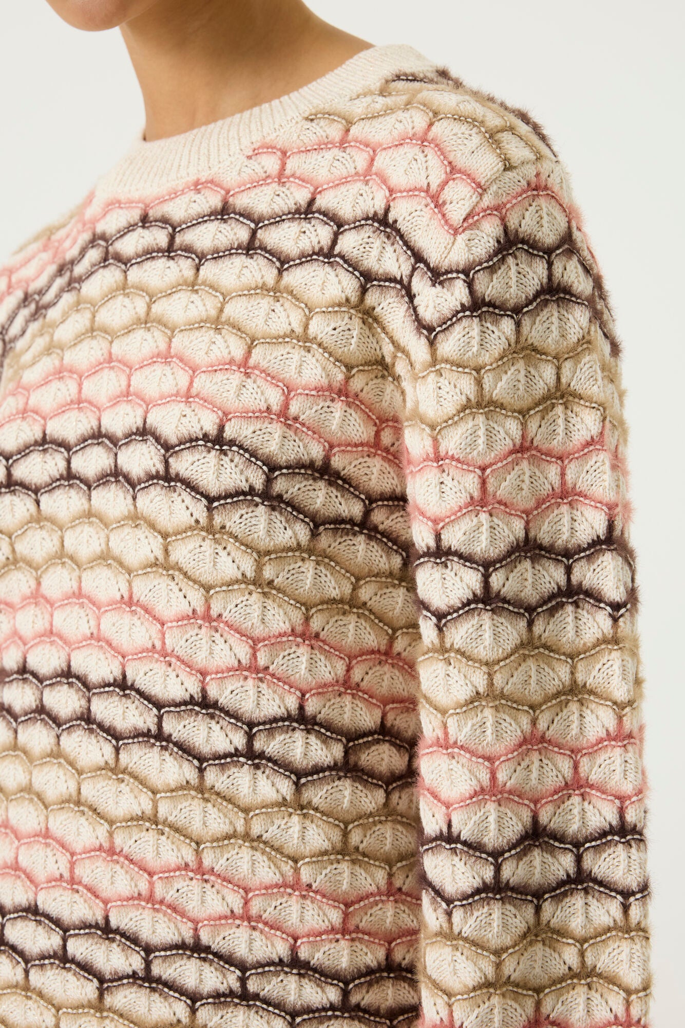 Garcia T260248 Cream Pattern Jumper
