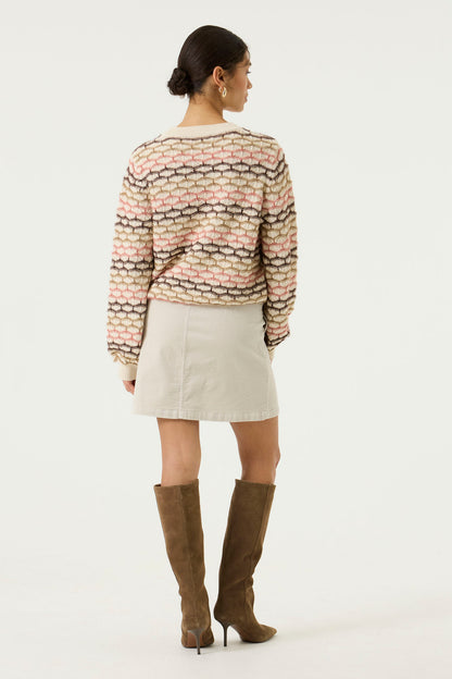 Garcia T260248 Cream Pattern Jumper