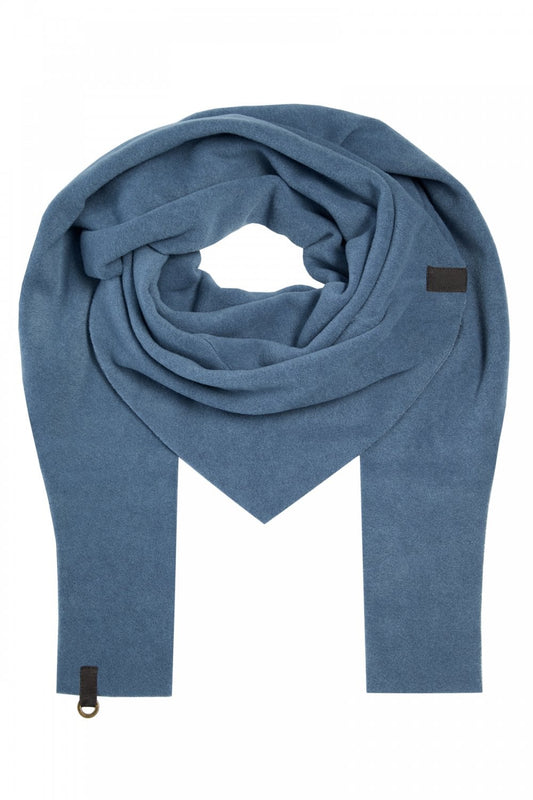 Henriette Steffensen Dusty Blue Triangle Scarf