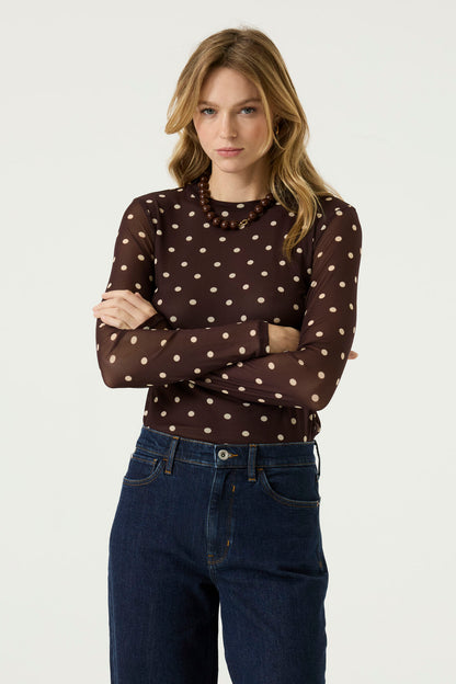 Garcia U26011/4478 Polka Dot Top