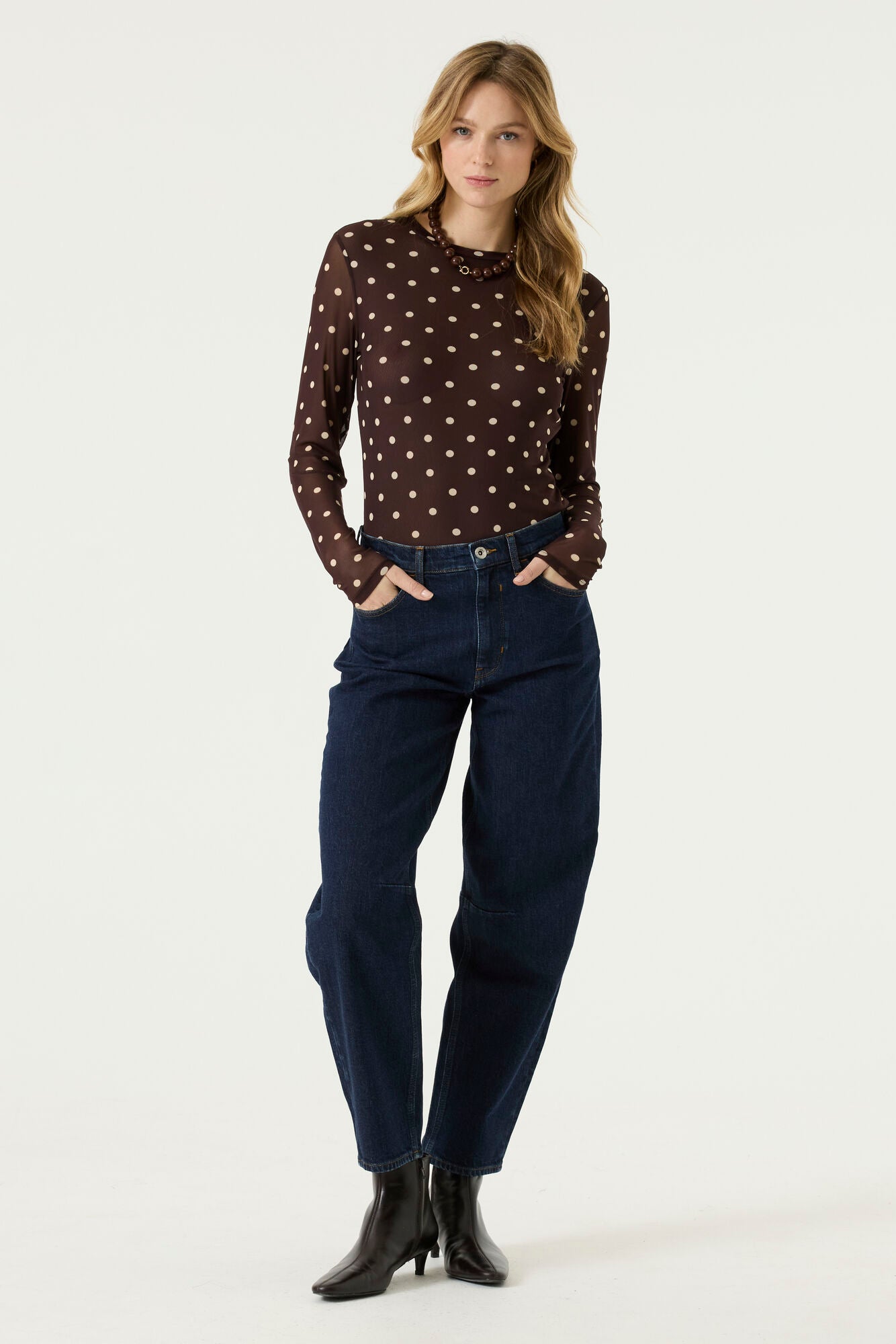 Garcia U26011/4478 Polka Dot Top