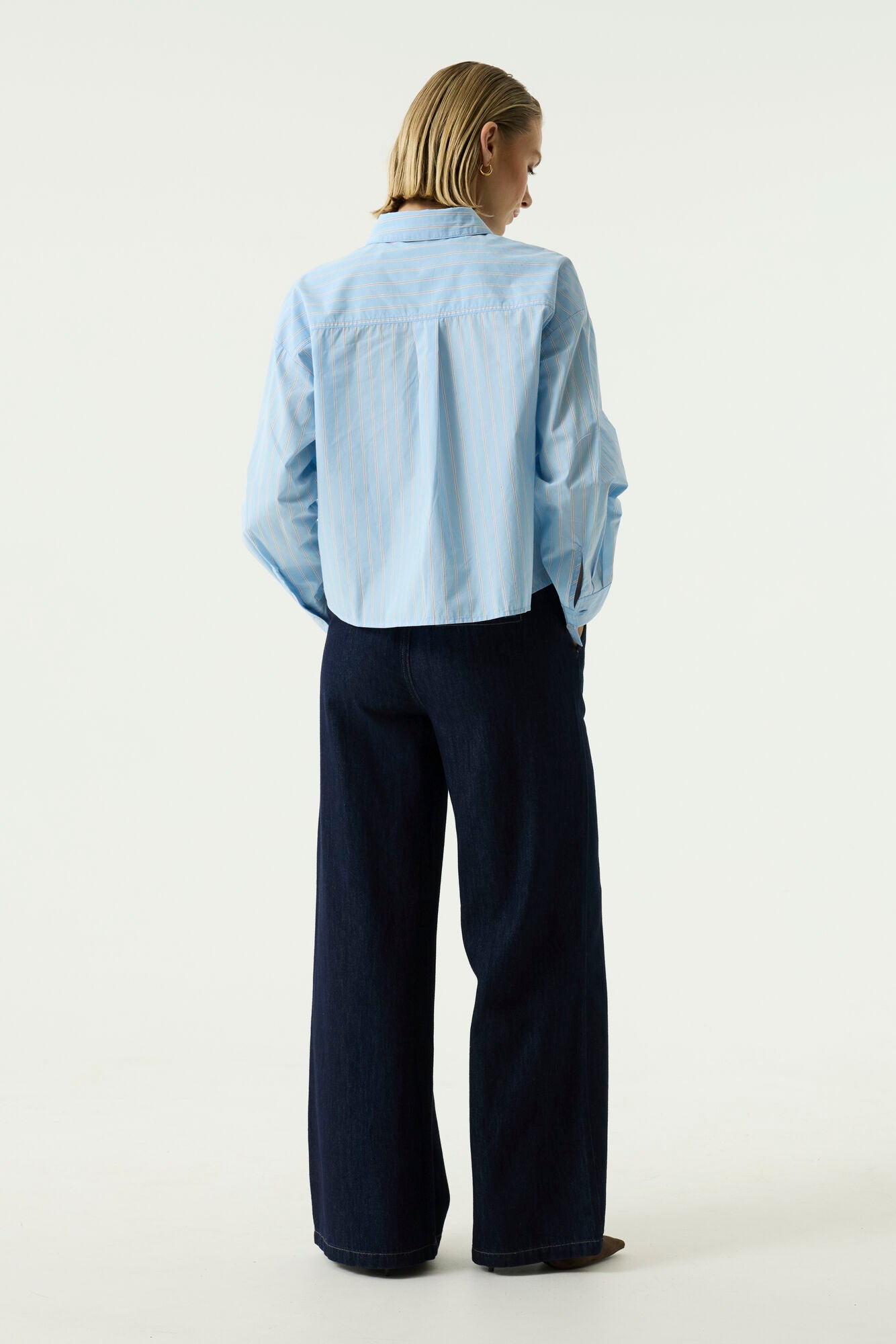 Garcia U260033 Breeze Blue Stripe Shirt
