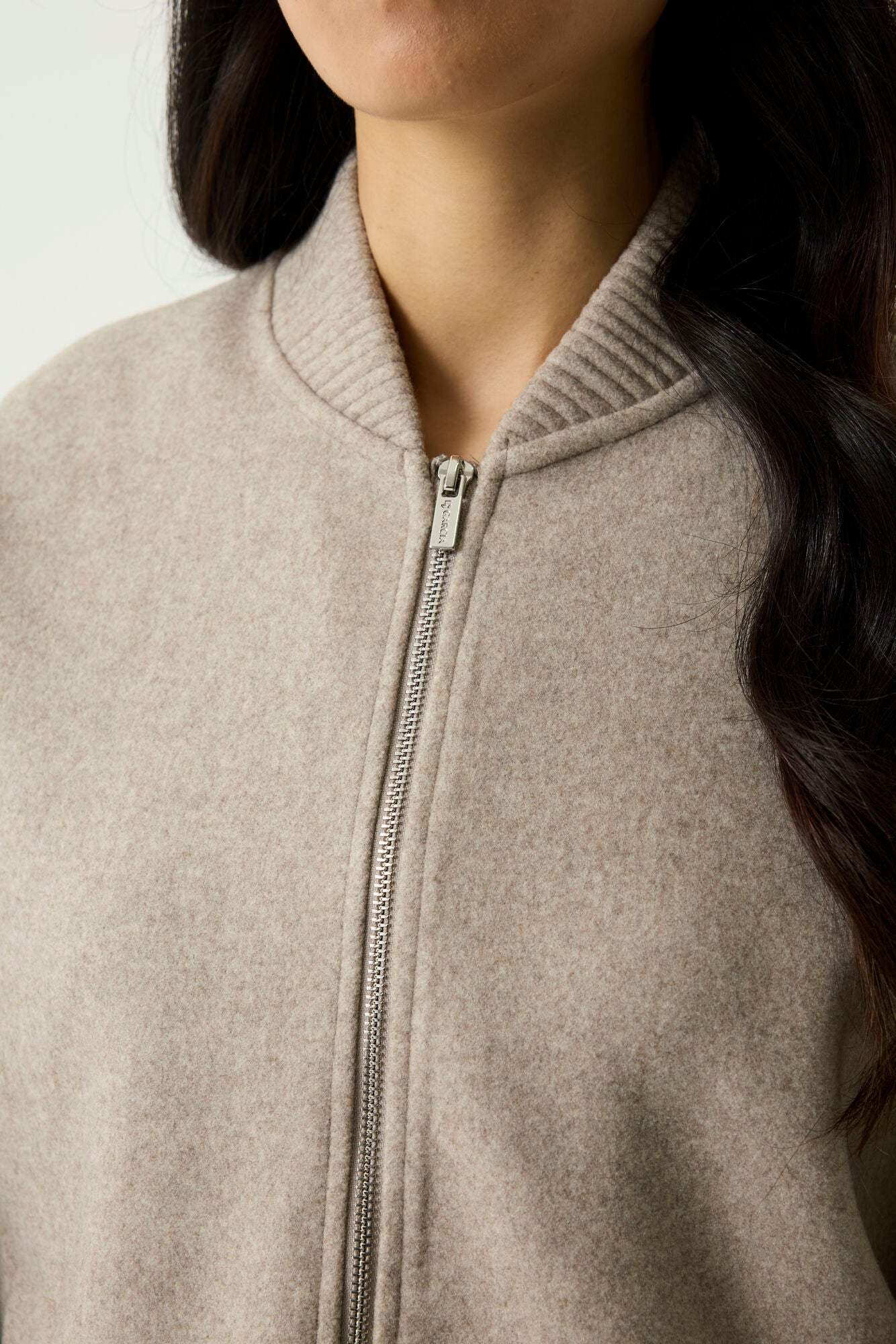 Garcia U260096 Light Brown Bomber Jacket