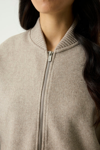 Garcia U260096 Light Brown Bomber Jacket