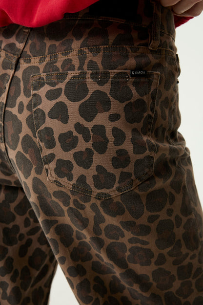 Garcia U260110/30 Leopard Print Jeans
