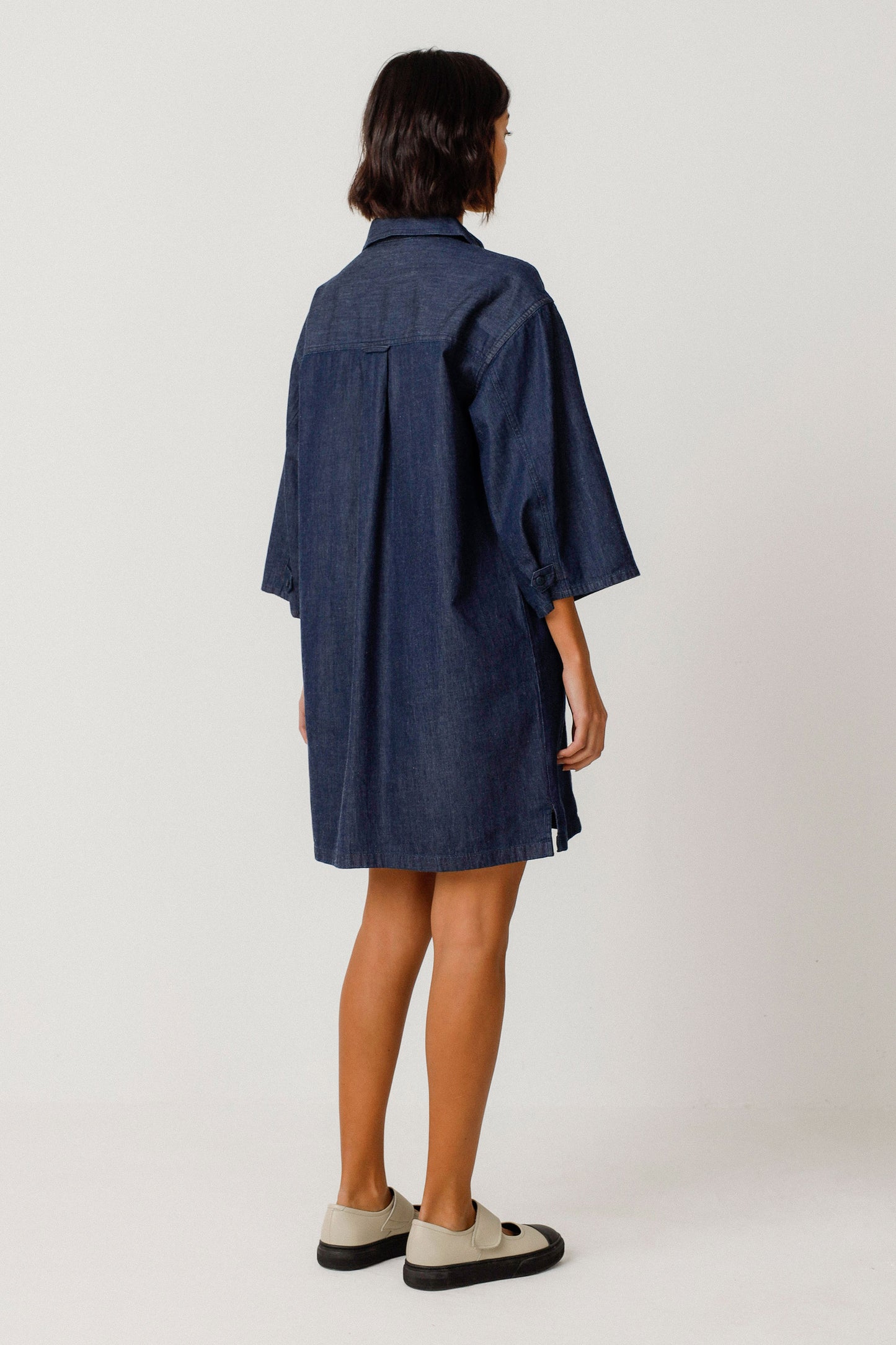 SKFK Dark Denim Dress Jacket