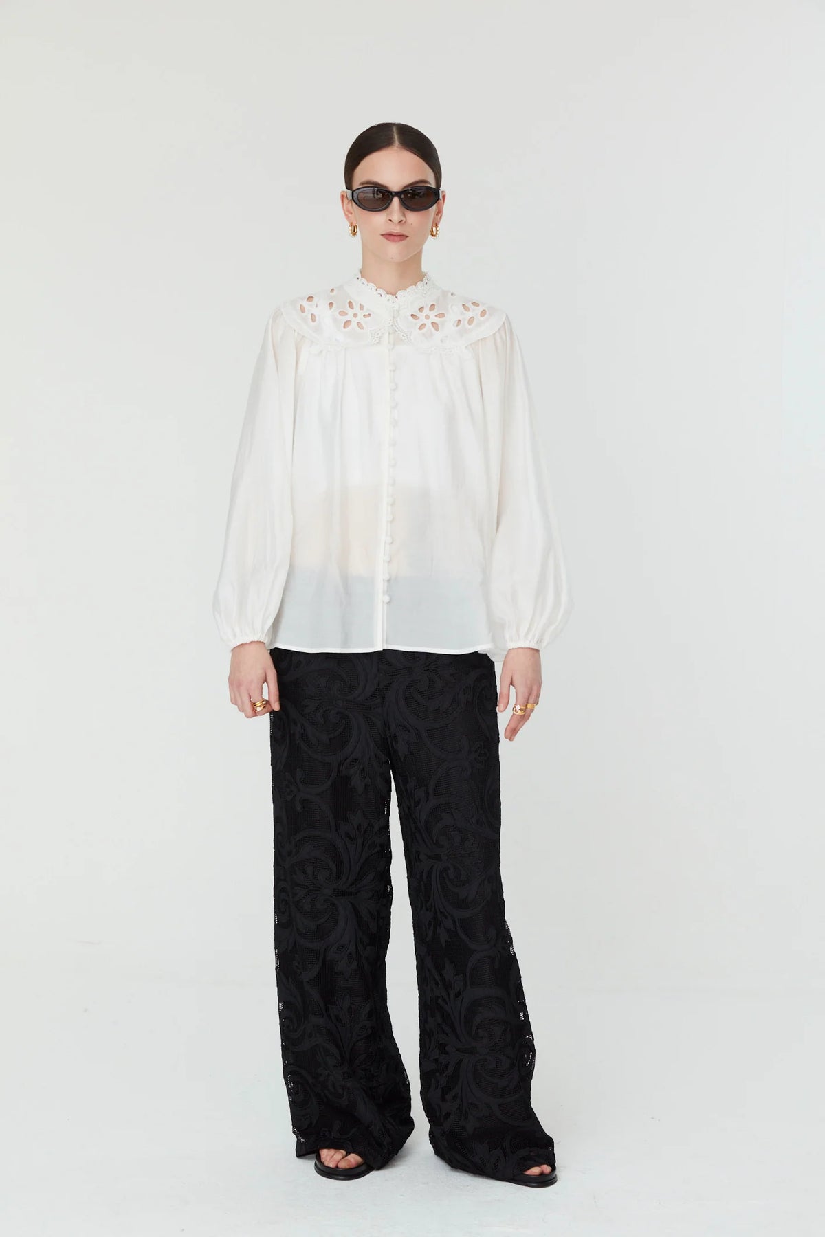 Jovonna Estefi Black Trousers