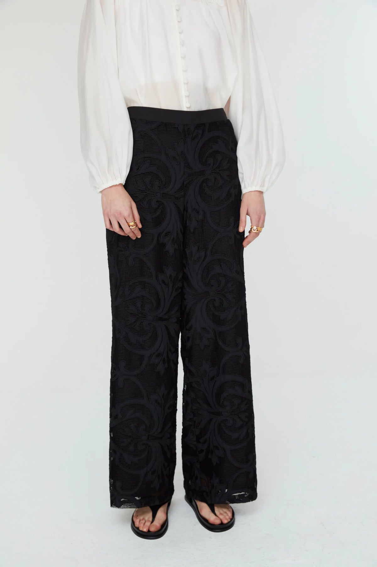 Jovonna Estefi Black Trousers