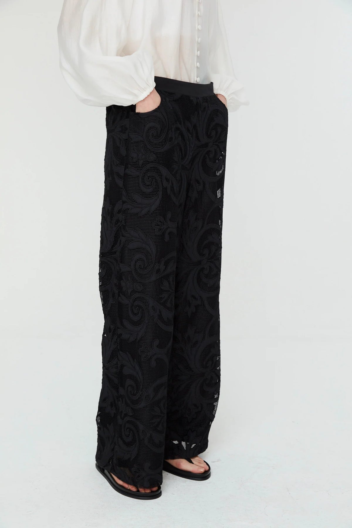 Jovonna Estefi Black Trousers