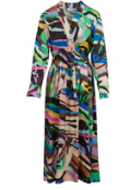 Multicolour Zebra Print Dress